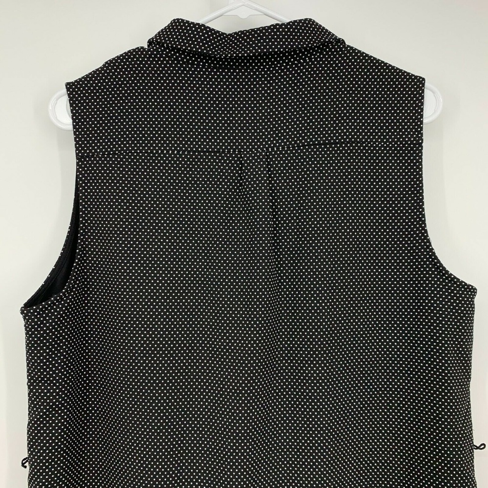 The Limited Ashton Dress Womens Large Black White Polka Dot Sleeveless Shift - Picture 7 of 9
